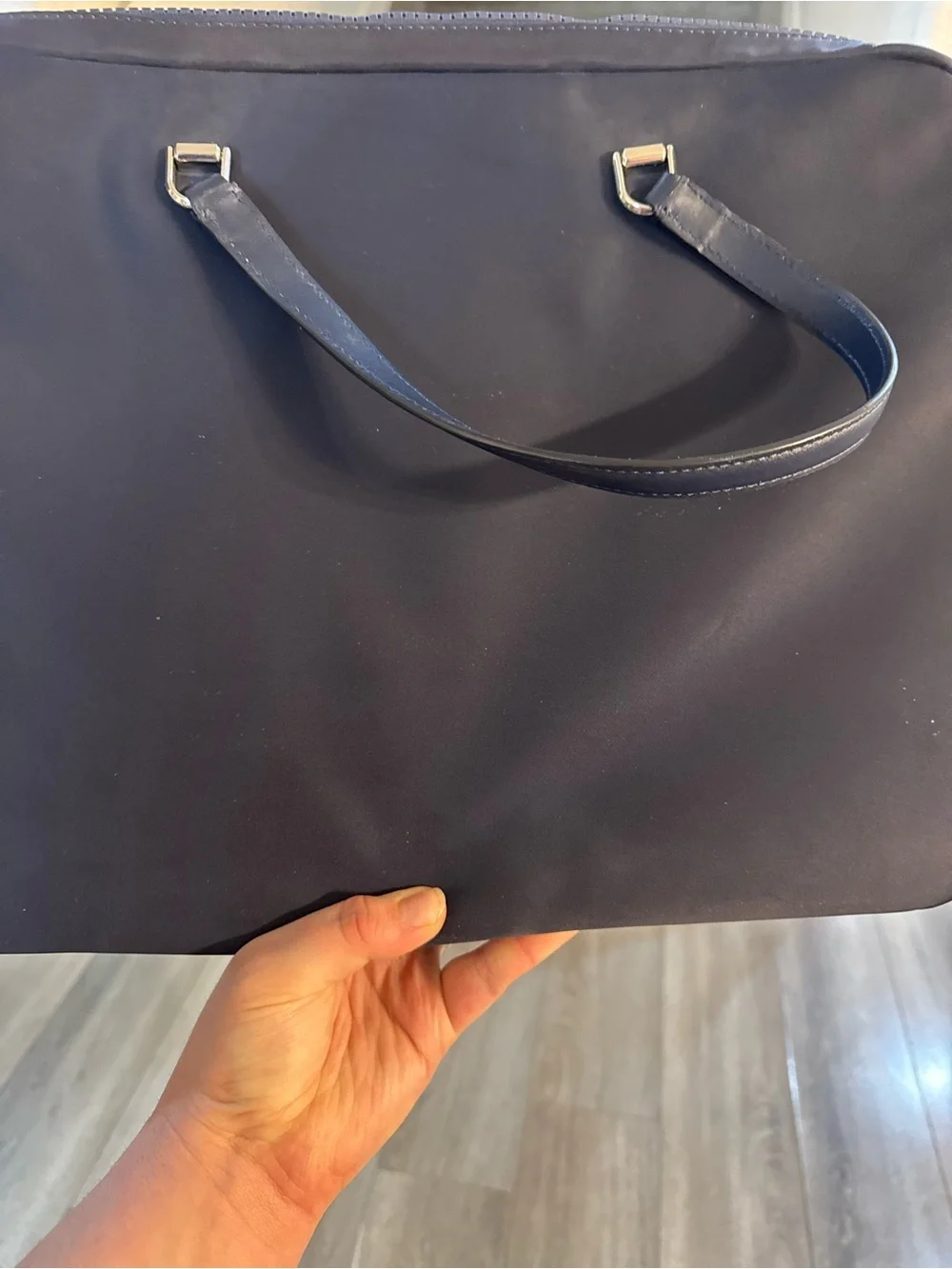 Kate Spade Navy Nylon Laptop Tote